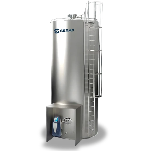 FSV - Tanque Enfriador de Leche Cilíndrico Vertical