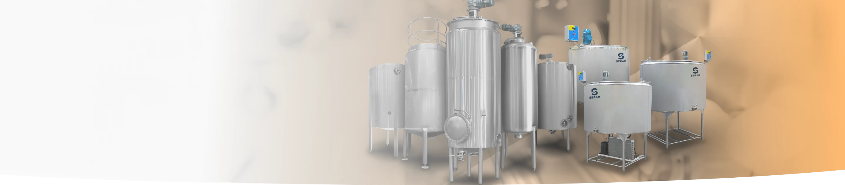 TANQUES INDUSTRIAIS E TINAS DE SORVETE