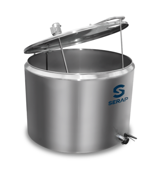 PRV - Tanque Resfriador de Leite Aberto em Inox