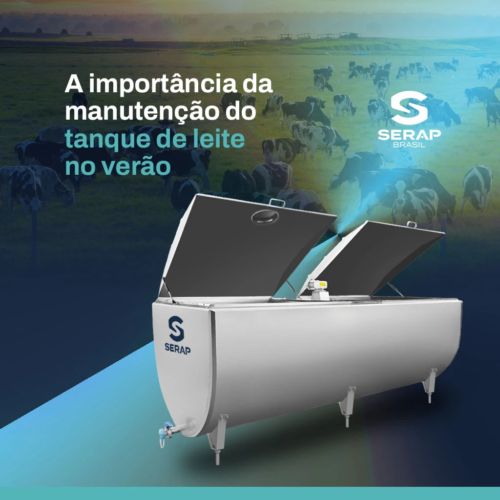 A importância da manutenção do tanque de leite durante o verão