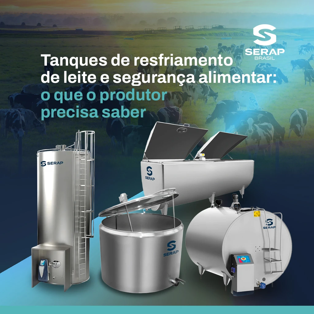 Tanques de resfriamento de leite e segurança alimentar: o que o produtor precisa saber