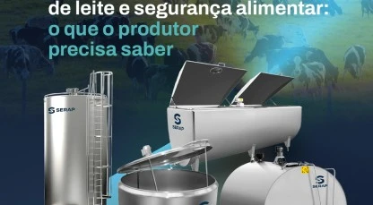 Tanques de resfriamento de leite e segurança alimentar: o que o produtor precisa saber