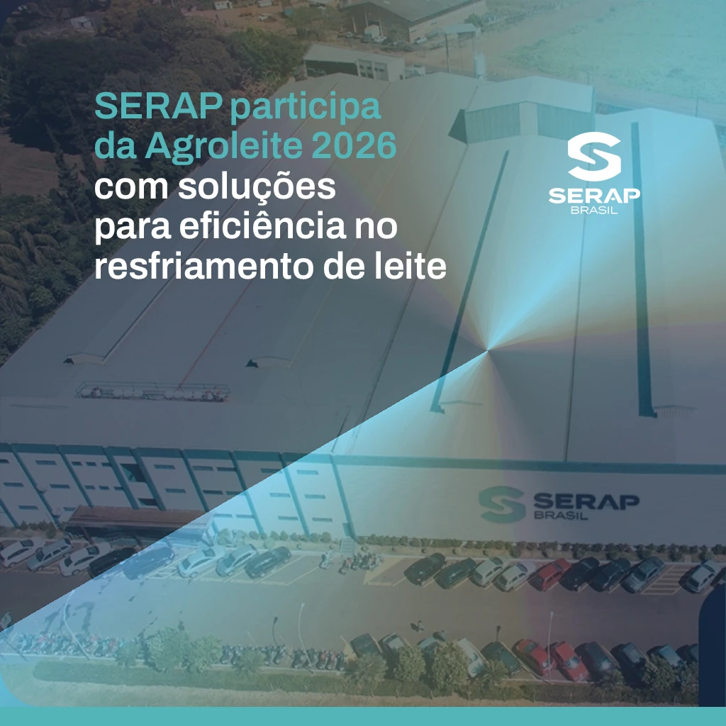 SERAP na Agroleite 2026: inovação para o resfriamento de leite