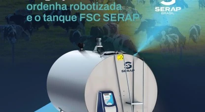Integração entre ordenha robotizada e tanque FSC SERAP: principais benefícios
